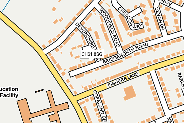 CH61 8SG map - OS OpenMap – Local (Ordnance Survey)