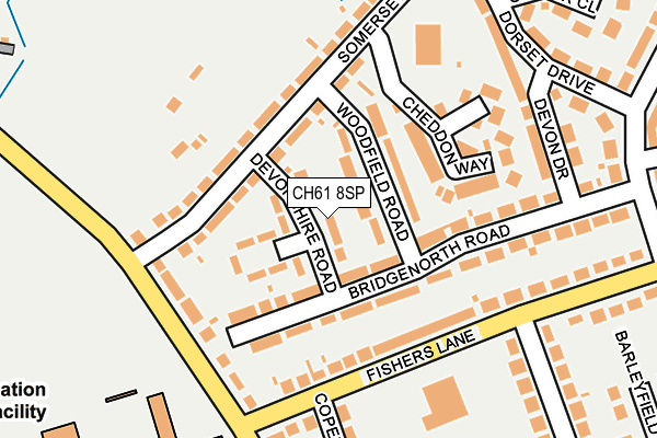 CH61 8SP map - OS OpenMap – Local (Ordnance Survey)