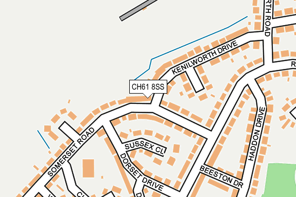 CH61 8SS map - OS OpenMap – Local (Ordnance Survey)