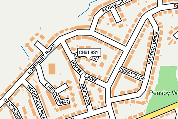 CH61 8SY map - OS OpenMap – Local (Ordnance Survey)