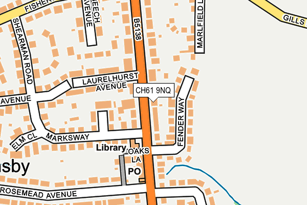 CH61 9NQ map - OS OpenMap – Local (Ordnance Survey)