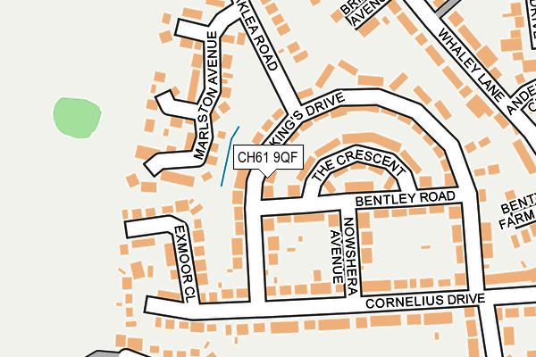 CH61 9QF map - OS OpenMap – Local (Ordnance Survey)