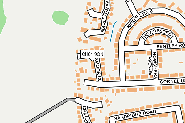 CH61 9QN map - OS OpenMap – Local (Ordnance Survey)