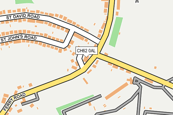 CH62 0AL map - OS OpenMap – Local (Ordnance Survey)