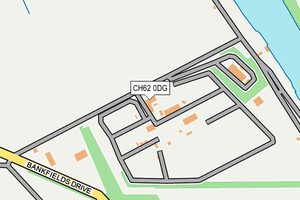 CH62 0DG map - OS OpenMap – Local (Ordnance Survey)