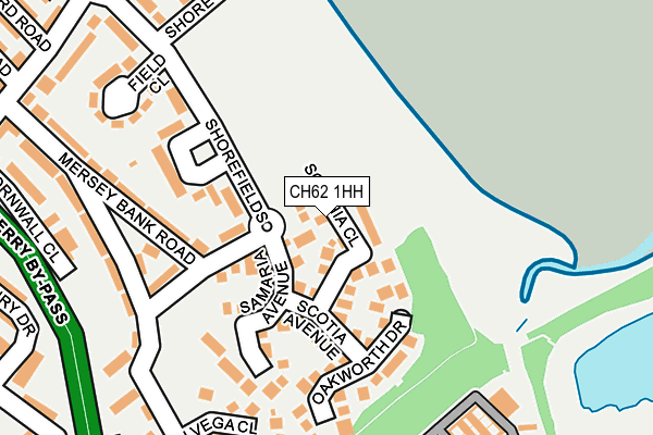 CH62 1HH map - OS OpenMap – Local (Ordnance Survey)