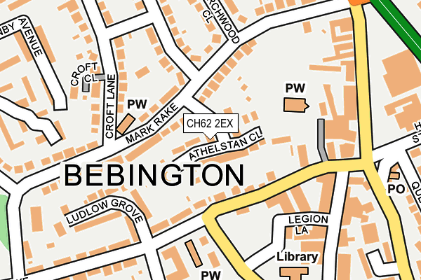 CH62 2EX map - OS OpenMap – Local (Ordnance Survey)