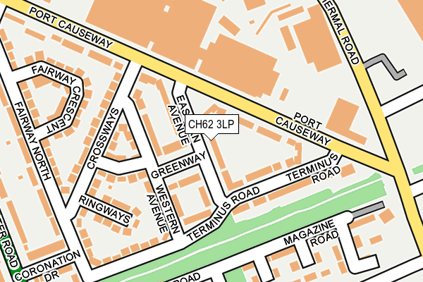 CH62 3LP map - OS OpenMap – Local (Ordnance Survey)