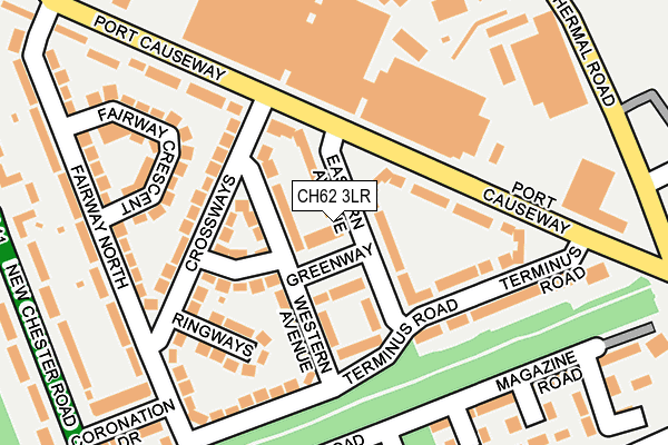 CH62 3LR map - OS OpenMap – Local (Ordnance Survey)