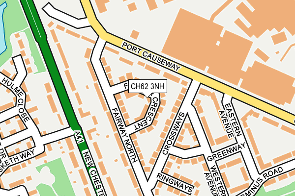 CH62 3NH map - OS OpenMap – Local (Ordnance Survey)
