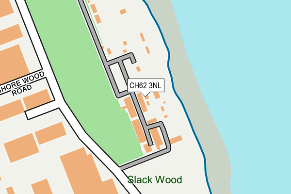 CH62 3NL map - OS OpenMap – Local (Ordnance Survey)