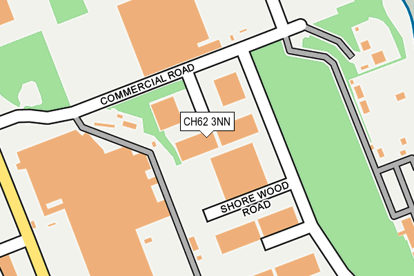 CH62 3NN map - OS OpenMap – Local (Ordnance Survey)