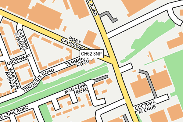 CH62 3NP map - OS OpenMap – Local (Ordnance Survey)