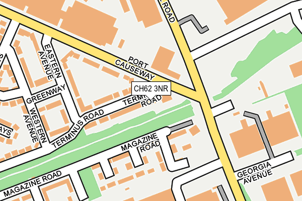 CH62 3NR map - OS OpenMap – Local (Ordnance Survey)