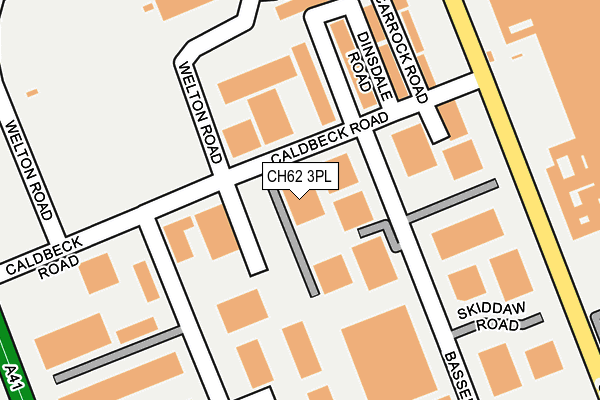 CH62 3PL map - OS OpenMap – Local (Ordnance Survey)