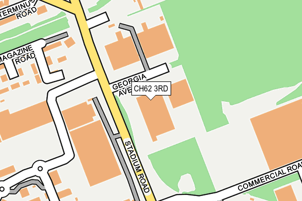 CH62 3RD map - OS OpenMap – Local (Ordnance Survey)