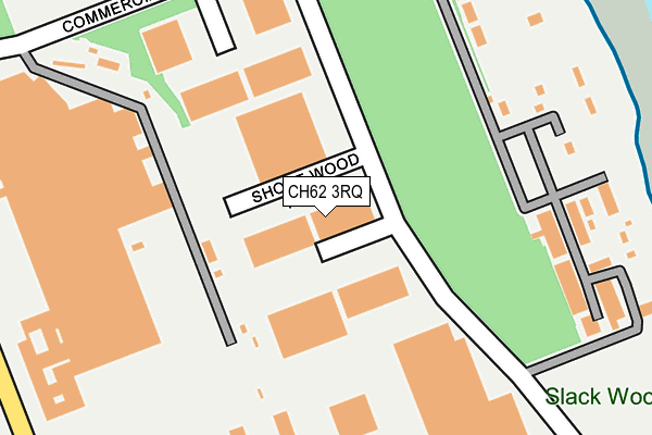 CH62 3RQ map - OS OpenMap – Local (Ordnance Survey)