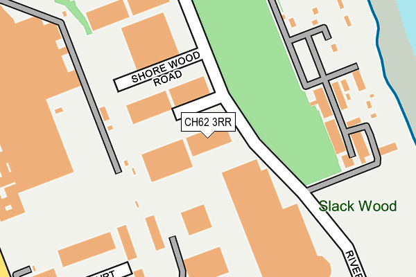 CH62 3RR map - OS OpenMap – Local (Ordnance Survey)