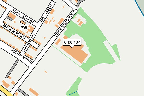 CH62 4SP map - OS OpenMap – Local (Ordnance Survey)