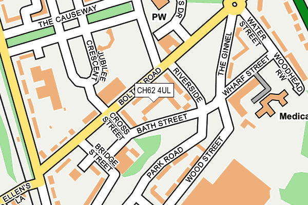 CH62 4UL map - OS OpenMap – Local (Ordnance Survey)
