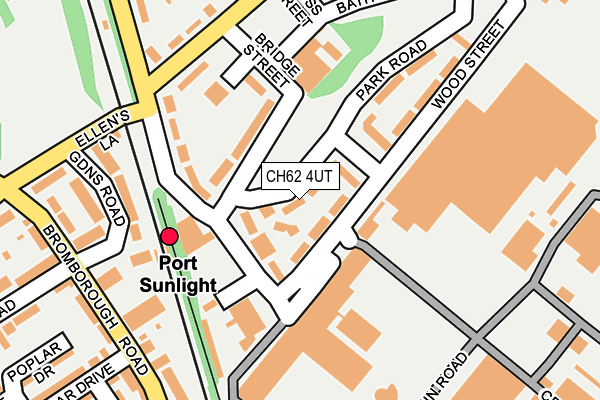 CH62 4UT map - OS OpenMap – Local (Ordnance Survey)