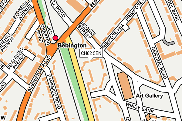 CH62 5EN map - OS OpenMap – Local (Ordnance Survey)