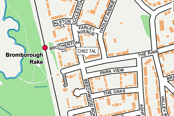 CH62 7AL map - OS OpenMap – Local (Ordnance Survey)