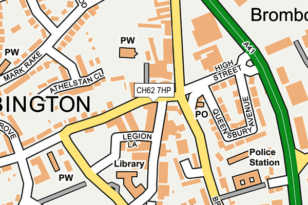 CH62 7HP map - OS OpenMap – Local (Ordnance Survey)