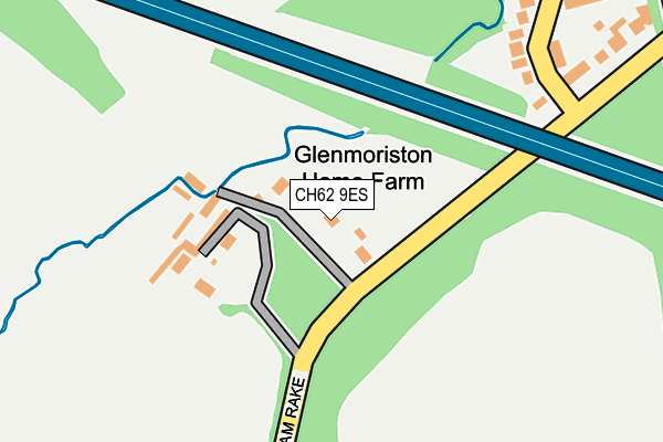 CH62 9ES map - OS OpenMap – Local (Ordnance Survey)
