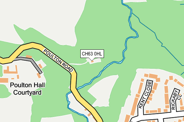 CH63 0HL map - OS OpenMap – Local (Ordnance Survey)