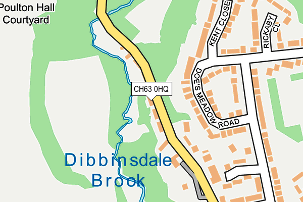 CH63 0HQ map - OS OpenMap – Local (Ordnance Survey)