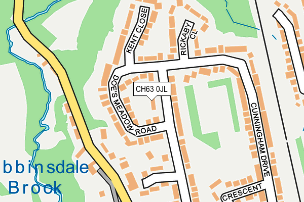 CH63 0JL map - OS OpenMap – Local (Ordnance Survey)