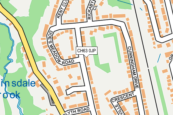 CH63 0JP map - OS OpenMap – Local (Ordnance Survey)