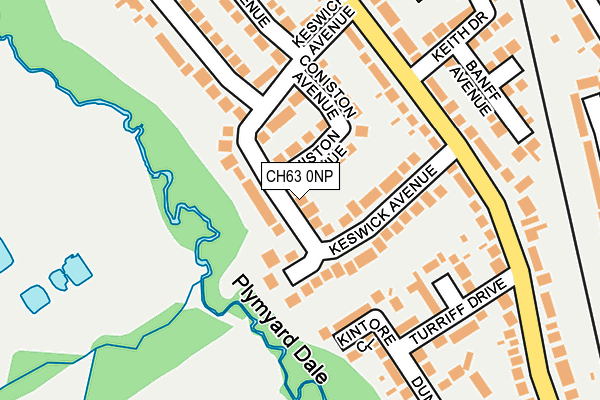 CH63 0NP map - OS OpenMap – Local (Ordnance Survey)