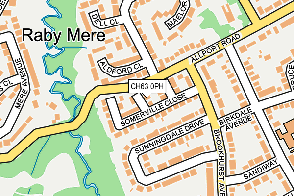 CH63 0PH map - OS OpenMap – Local (Ordnance Survey)