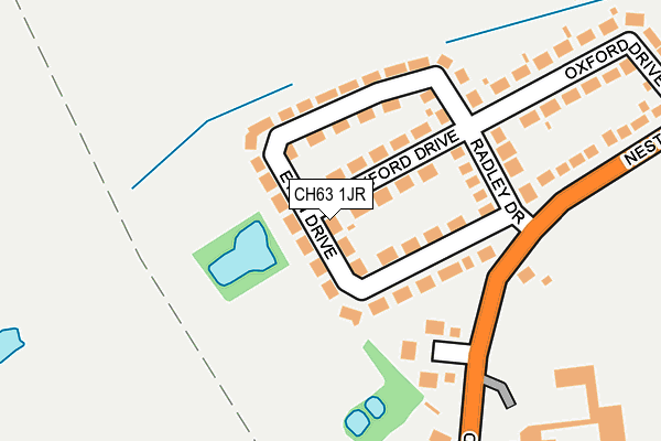 CH63 1JR map - OS OpenMap – Local (Ordnance Survey)