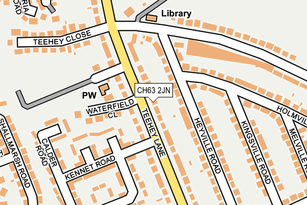 CH63 2JN map - OS OpenMap – Local (Ordnance Survey)