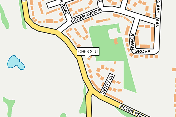 CH63 2LU map - OS OpenMap – Local (Ordnance Survey)