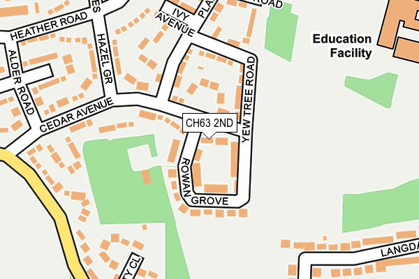 CH63 2ND map - OS OpenMap – Local (Ordnance Survey)