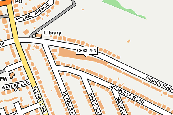 CH63 2PN map - OS OpenMap – Local (Ordnance Survey)