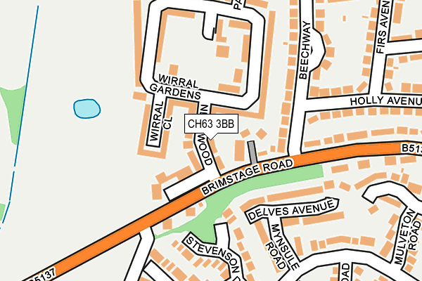 CH63 3BB map - OS OpenMap – Local (Ordnance Survey)