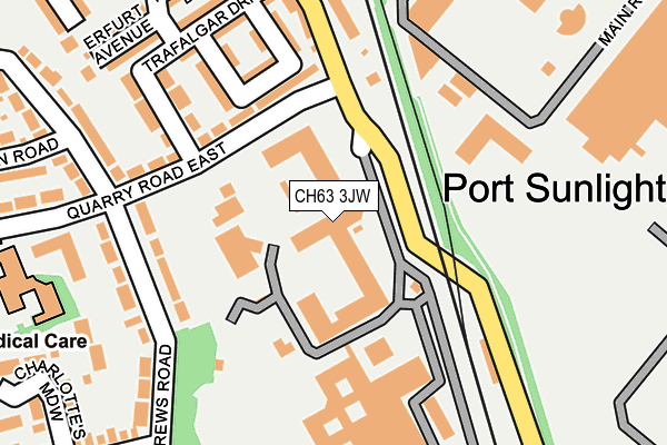 CH63 3JW map - OS OpenMap – Local (Ordnance Survey)