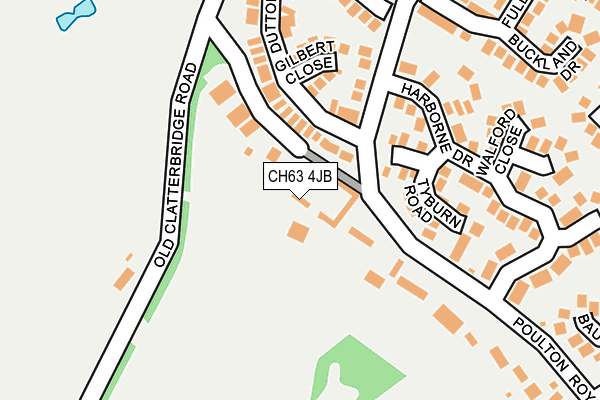 CH63 4JB map - OS OpenMap – Local (Ordnance Survey)