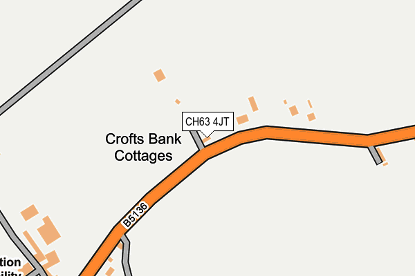 CH63 4JT map - OS OpenMap – Local (Ordnance Survey)