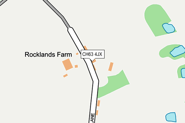 CH63 4JX map - OS OpenMap – Local (Ordnance Survey)