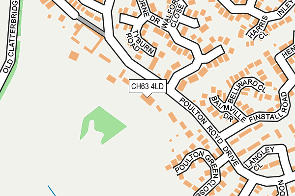 CH63 4LD map - OS OpenMap – Local (Ordnance Survey)