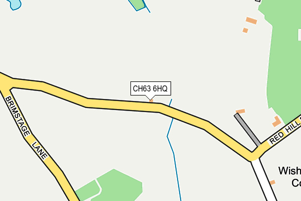 CH63 6HQ map - OS OpenMap – Local (Ordnance Survey)