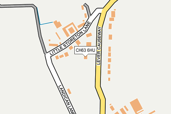CH63 6HU map - OS OpenMap – Local (Ordnance Survey)