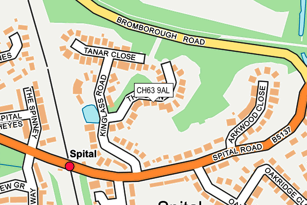 CH63 9AL map - OS OpenMap – Local (Ordnance Survey)