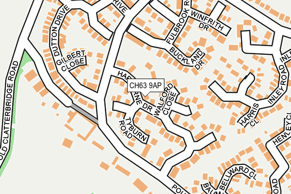 CH63 9AP map - OS OpenMap – Local (Ordnance Survey)